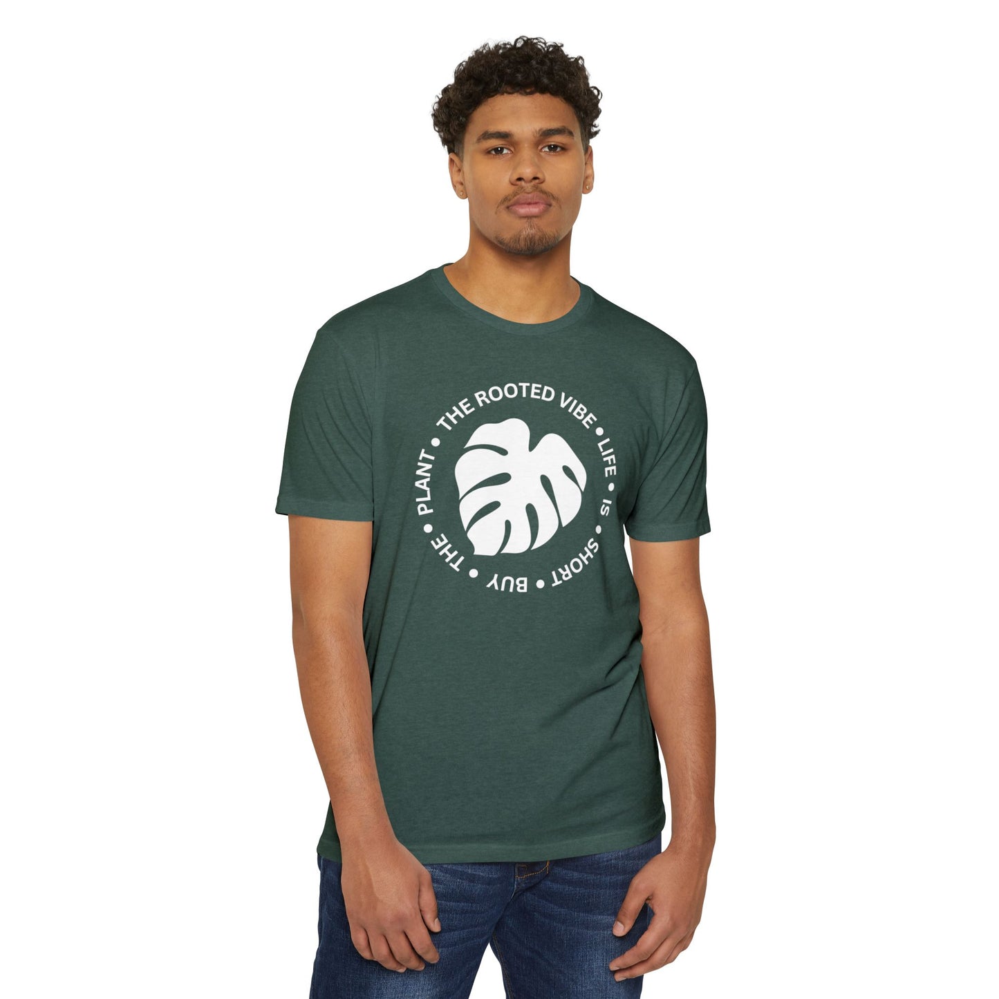 Unisex Plant Lover Tee, The Rooted Vibe Shirt, Nature Inspired T-shirt, Gift for Gardeners, Eco-conscious Apparel