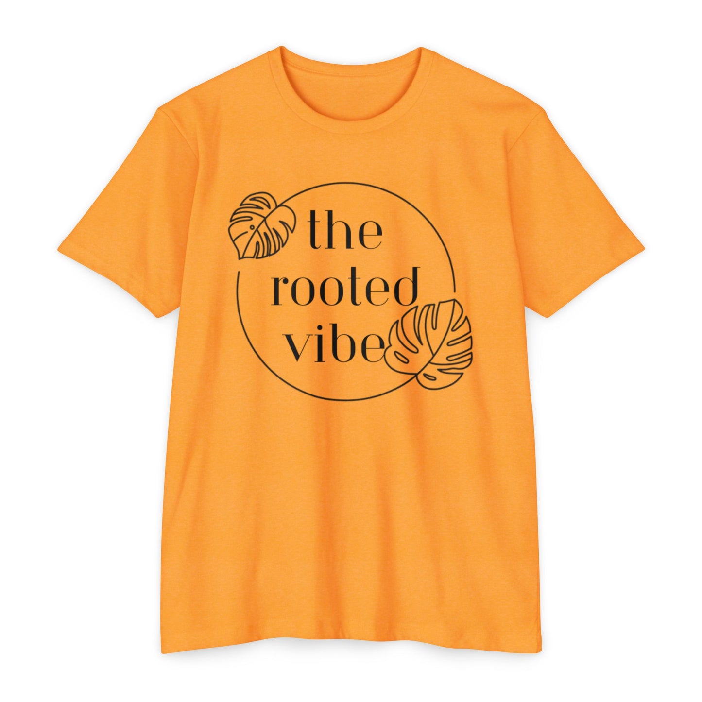 Rooted Vibe Unisex CVC Jersey T-Shirt | Casual Wear, Plant Lover Gift, Summer Style, Eco-Friendly Clothing, Gift for All Occasions