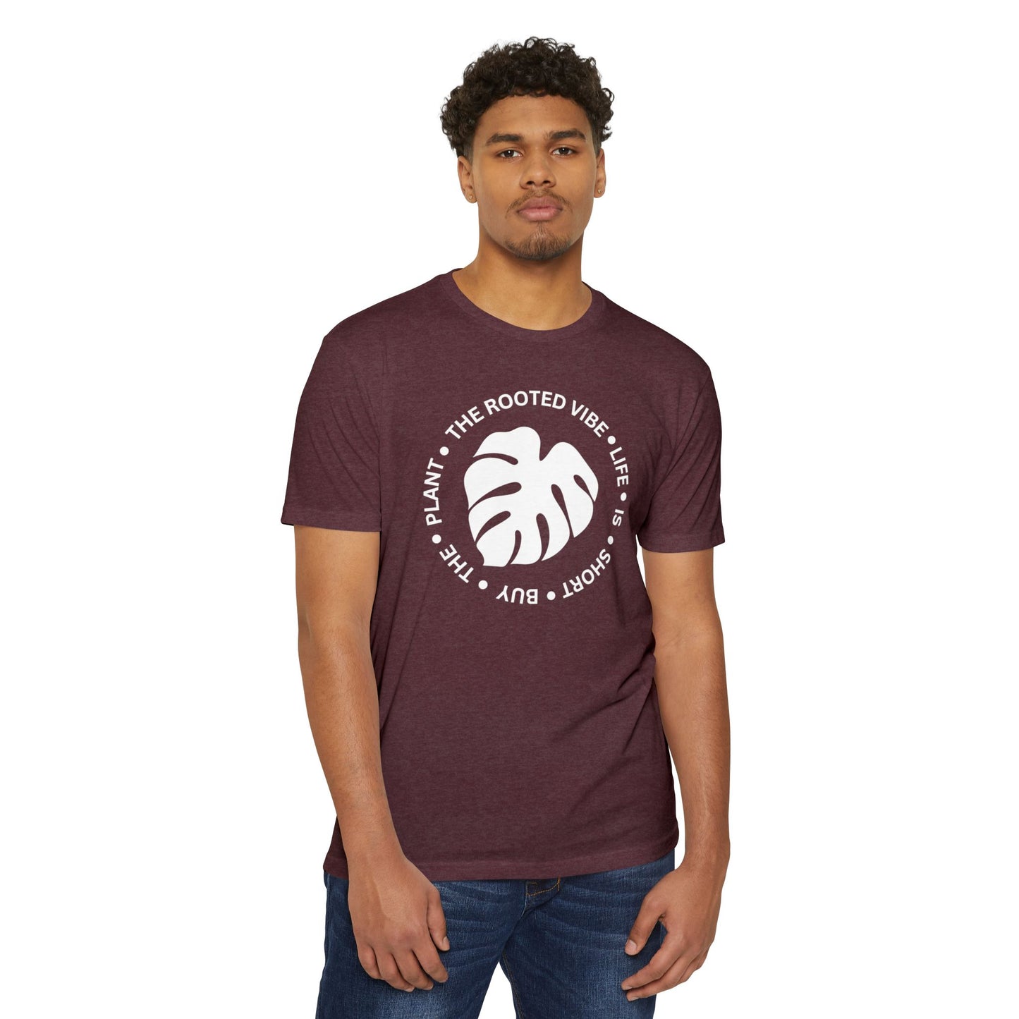 Unisex Plant Lover Tee, The Rooted Vibe Shirt, Nature Inspired T-shirt, Gift for Gardeners, Eco-conscious Apparel