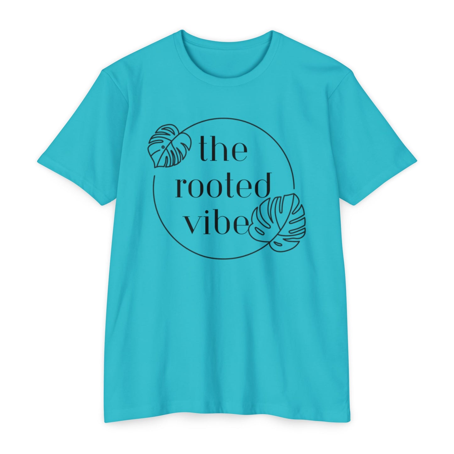Rooted Vibe Unisex CVC Jersey T-Shirt | Casual Wear, Plant Lover Gift, Summer Style, Eco-Friendly Clothing, Gift for All Occasions
