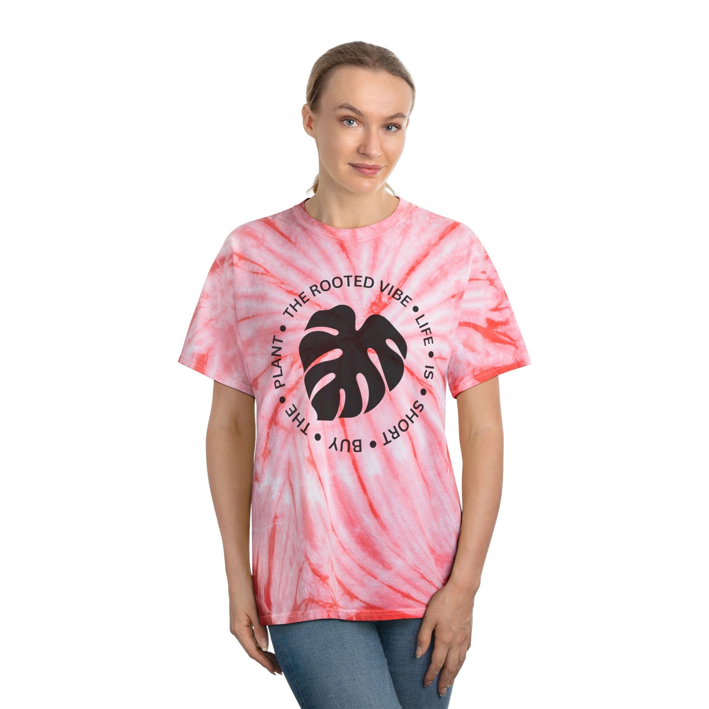 Vibrant Tie-Dye Tee: The Rooted Vibe | Sunshine Summer Shirt, Festival T-Shirt, Plant Lover Gift, Casual Wear, Vibrant Summer Style
