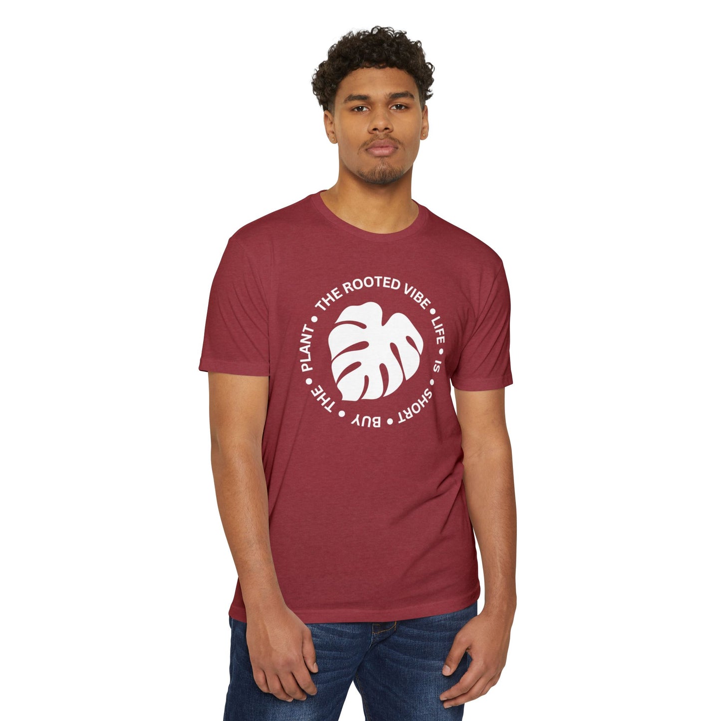 Unisex Plant Lover Tee, The Rooted Vibe Shirt, Nature Inspired T-shirt, Gift for Gardeners, Eco-conscious Apparel