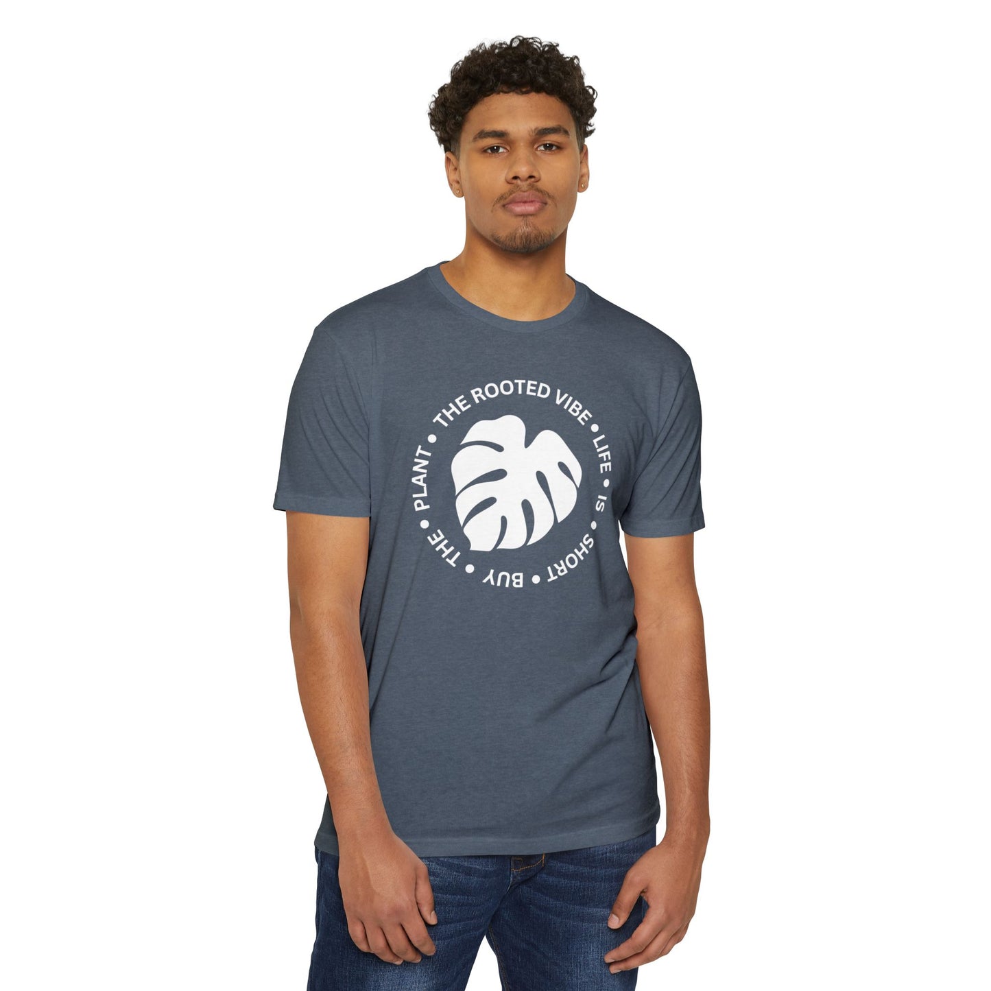 Unisex Plant Lover Tee, The Rooted Vibe Shirt, Nature Inspired T-shirt, Gift for Gardeners, Eco-conscious Apparel