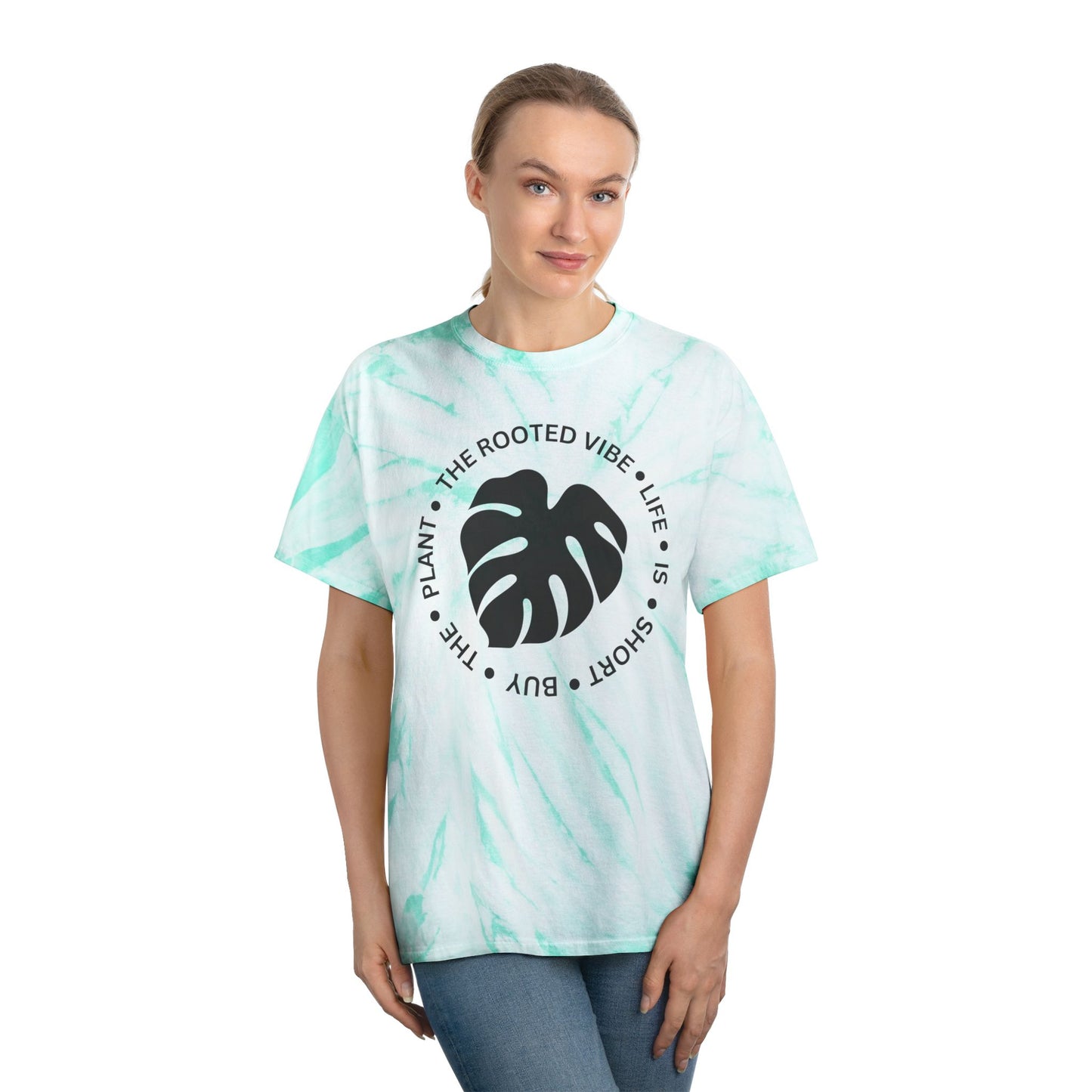 Vibrant Tie-Dye Tee: The Rooted Vibe | Sunshine Summer Shirt, Festival T-Shirt, Plant Lover Gift, Casual Wear, Vibrant Summer Style