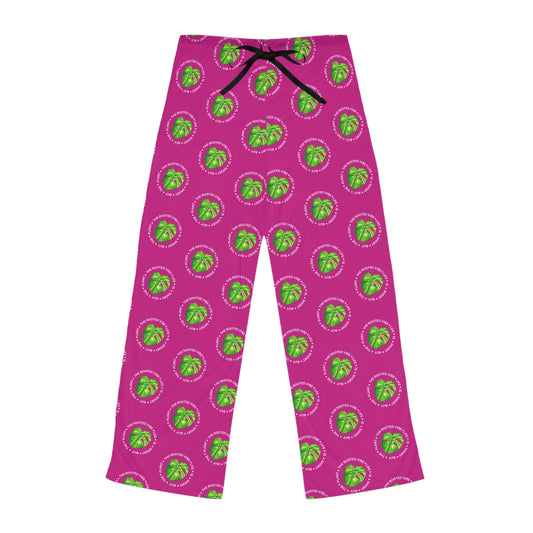 Tropical Print Pajama Pants for Women | Chill Vibes, Home Lounge Wear, Gift for Her, Sleepwear, Summer Nights, Relaxation Essentials