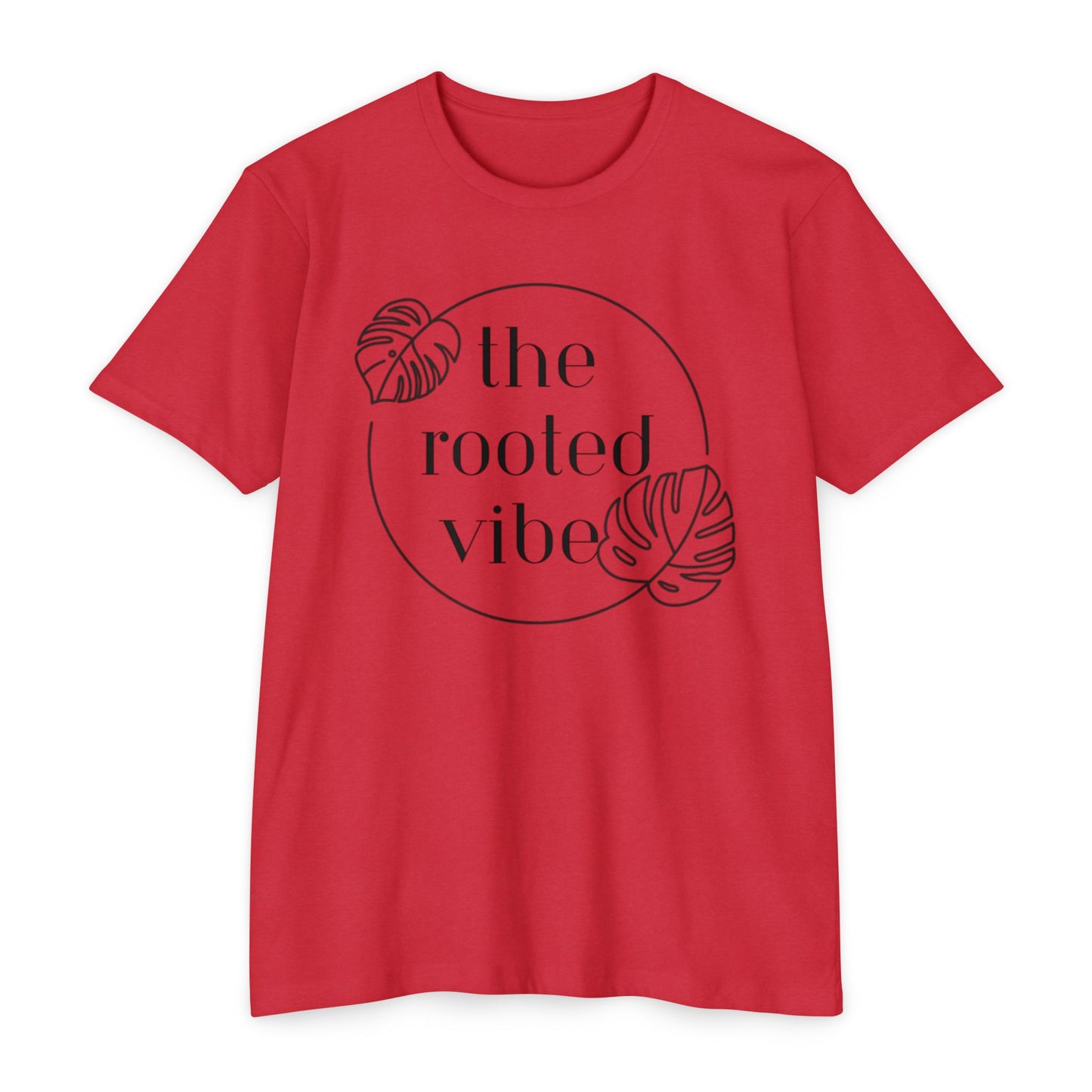 Rooted Vibe Unisex CVC Jersey T-Shirt | Casual Wear, Plant Lover Gift, Summer Style, Eco-Friendly Clothing, Gift for All Occasions