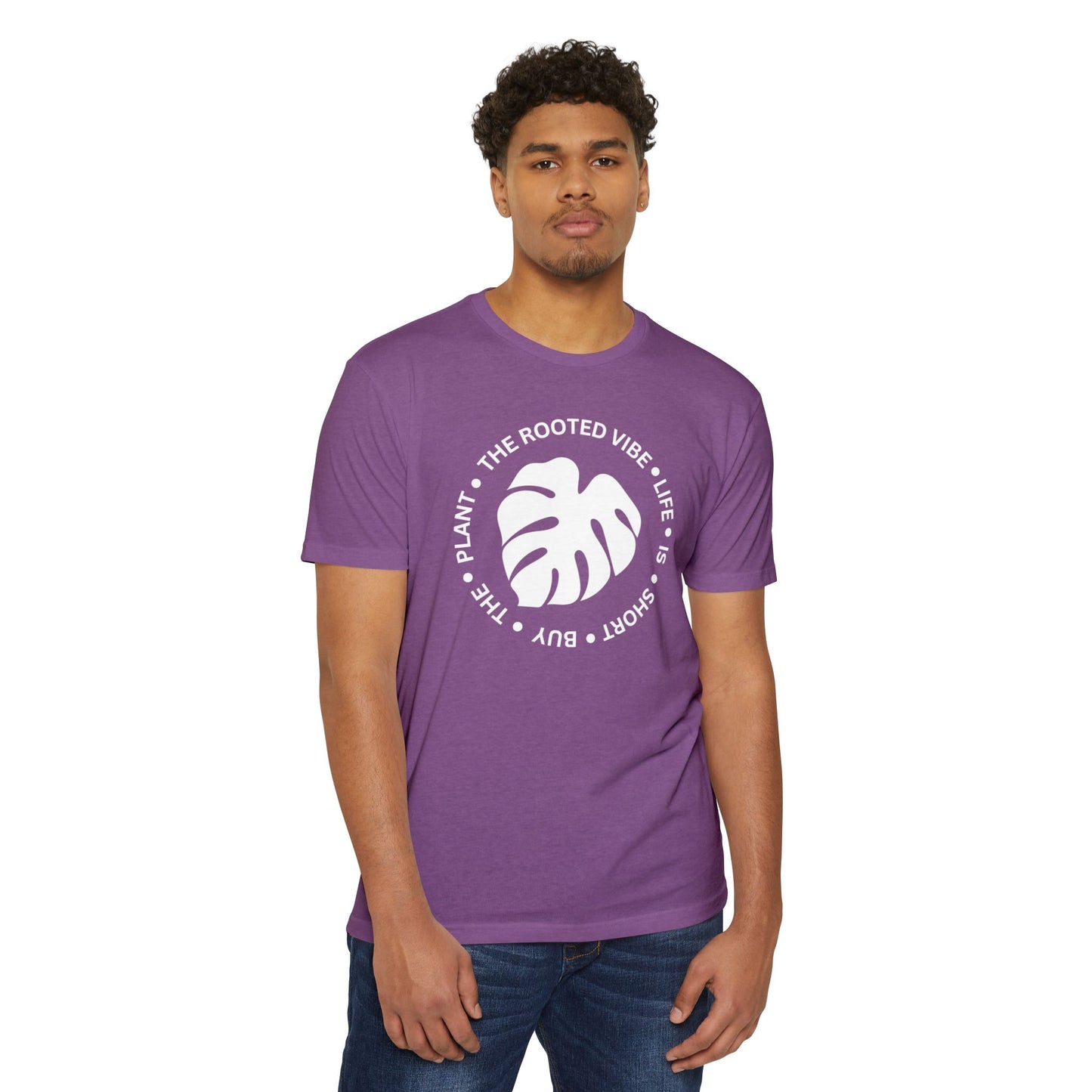 Unisex Plant Lover Tee, The Rooted Vibe Shirt, Nature Inspired T-shirt, Gift for Gardeners, Eco-conscious Apparel