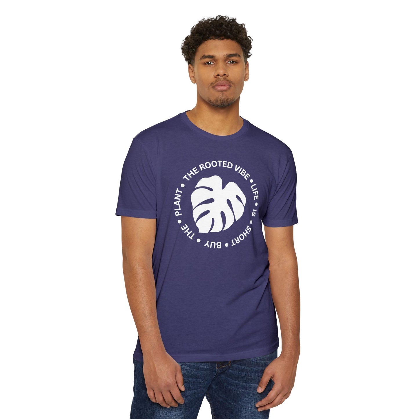 Unisex Plant Lover Tee, The Rooted Vibe Shirt, Nature Inspired T-shirt, Gift for Gardeners, Eco-conscious Apparel