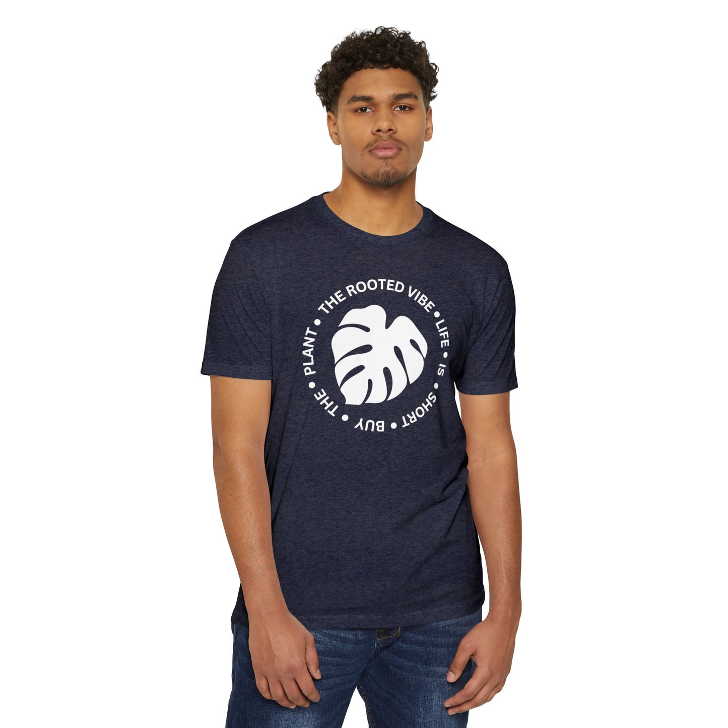 Unisex Plant Lover Tee, The Rooted Vibe Shirt, Nature Inspired T-shirt, Gift for Gardeners, Eco-conscious Apparel