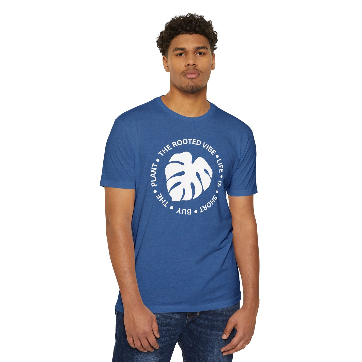 Unisex Plant Lover Tee, The Rooted Vibe Shirt, Nature Inspired T-shirt, Gift for Gardeners, Eco-conscious Apparel