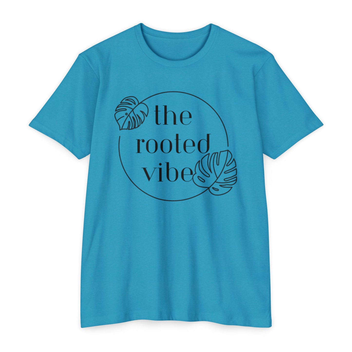 Rooted Vibe Unisex CVC Jersey T-Shirt | Casual Wear, Plant Lover Gift, Summer Style, Eco-Friendly Clothing, Gift for All Occasions