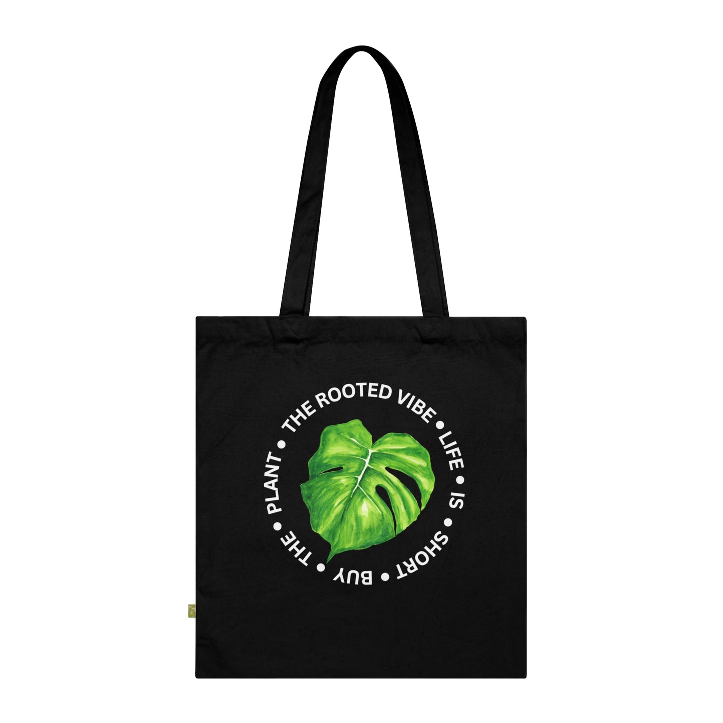 Organic Cotton Tote Bag - Eco-Friendly Shopping Tote, Plant Lover Gift, Reusable Grocery Bag, Bohemian Style, Earth Day Accessory