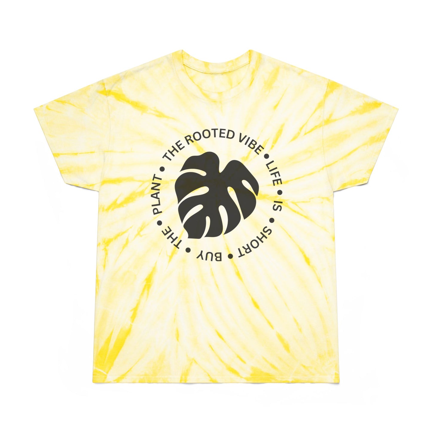 Vibrant Tie-Dye Tee: The Rooted Vibe | Sunshine Summer Shirt, Festival T-Shirt, Plant Lover Gift, Casual Wear, Vibrant Summer Style
