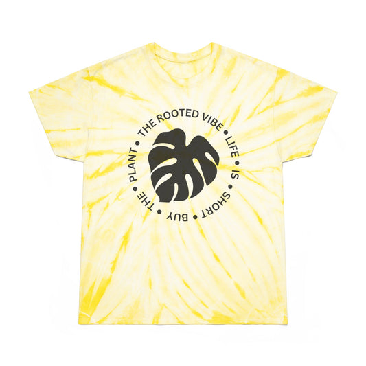 Vibrant Tie-Dye Tee: The Rooted Vibe | Sunshine Summer Shirt, Festival T-Shirt, Plant Lover Gift, Casual Wear, Vibrant Summer Style