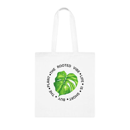 Stylish Cotton Tote with Leaf Design, Eco-Friendly Bag, Plant Lover's Gift, Reusable Shopping Tote, Perfect for Everyday Use