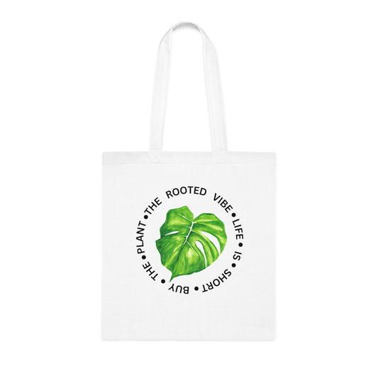 Stylish Cotton Tote with Leaf Design, Eco-Friendly Bag, Plant Lover's Gift, Reusable Shopping Tote, Perfect for Everyday Use