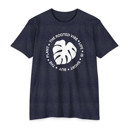 Unisex Plant Lover Tee, The Rooted Vibe Shirt, Nature Inspired T-shirt, Gift for Gardeners, Eco-conscious Apparel