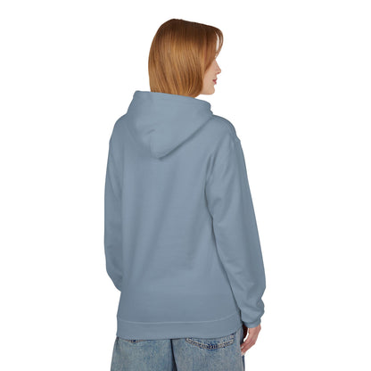 Love-Themed Fleece Hoodie, Cozy Gift for Couples, Valentine's Day Apparel, Cute Love Hoodie, Everyday Comfort Wear