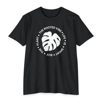 Unisex Plant Lover Tee, The Rooted Vibe Shirt, Nature Inspired T-shirt, Gift for Gardeners, Eco-conscious Apparel