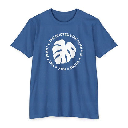 Unisex Plant Lover Tee, The Rooted Vibe Shirt, Nature Inspired T-shirt, Gift for Gardeners, Eco-conscious Apparel