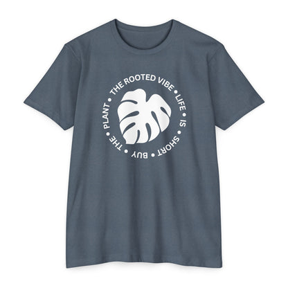 Unisex Plant Lover Tee, The Rooted Vibe Shirt, Nature Inspired T-shirt, Gift for Gardeners, Eco-conscious Apparel