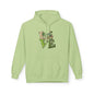Love-Themed Fleece Hoodie, Cozy Gift for Couples, Valentine's Day Apparel, Cute Love Hoodie, Everyday Comfort Wear