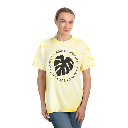 Vibrant Tie-Dye Tee: The Rooted Vibe | Sunshine Summer Shirt, Festival T-Shirt, Plant Lover Gift, Casual Wear, Vibrant Summer Style