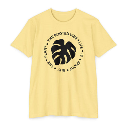 Rooted Vibe Unisex T-Shirt, Nature Lover Top, Plant Enthusiast Tee, Eco-Friendly Apparel, Gift for Gardeners, Summer Shirt