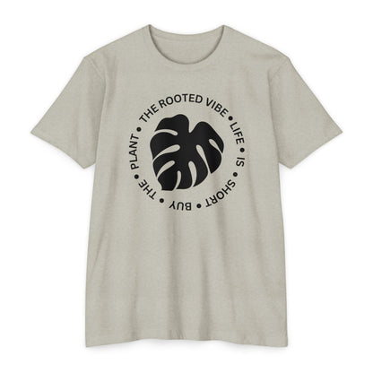 Rooted Vibe Unisex T-Shirt, Nature Lover Top, Plant Enthusiast Tee, Eco-Friendly Apparel, Gift for Gardeners, Summer Shirt