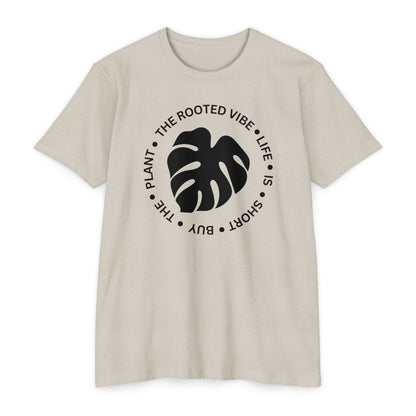 Rooted Vibe Unisex T-Shirt, Nature Lover Top, Plant Enthusiast Tee, Eco-Friendly Apparel, Gift for Gardeners, Summer Shirt
