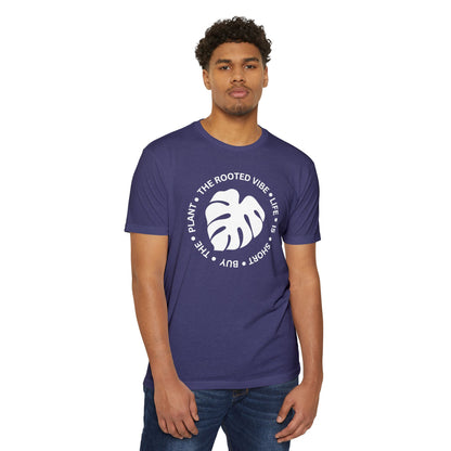 Unisex Plant Lover Tee, The Rooted Vibe Shirt, Nature Inspired T-shirt, Gift for Gardeners, Eco-conscious Apparel