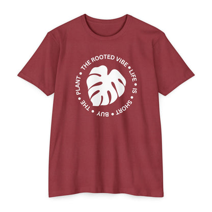 Unisex Plant Lover Tee, The Rooted Vibe Shirt, Nature Inspired T-shirt, Gift for Gardeners, Eco-conscious Apparel