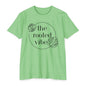 Rooted Vibe Unisex CVC Jersey T-Shirt | Casual Wear, Plant Lover Gift, Summer Style, Eco-Friendly Clothing, Gift for All Occasions