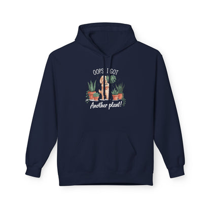 Doodle Lover's Hoodie, Oops I Got Another Plant Fleece, Plant Mom Gift, Cozy Gift for Gardeners, Perfect for Plant Lovers