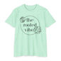 Rooted Vibe Unisex CVC Jersey T-Shirt | Casual Wear, Plant Lover Gift, Summer Style, Eco-Friendly Clothing, Gift for All Occasions