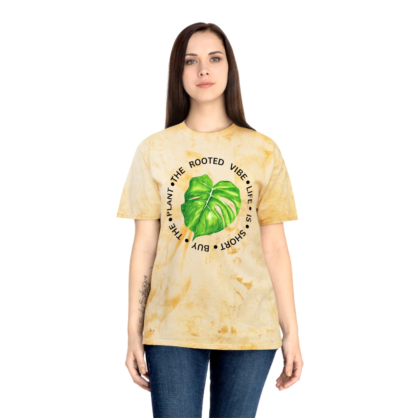 Colorful Nature Vibe T-Shirt, Unisex Plant Tee, Earthy Gift, Boho Style Shirt, Summer Party Attire, Unique Casual Top