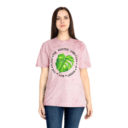 Colorful Nature Vibe T-Shirt, Unisex Plant Tee, Earthy Gift, Boho Style Shirt, Summer Party Attire, Unique Casual Top
