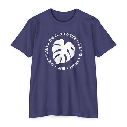 Unisex Plant Lover Tee, The Rooted Vibe Shirt, Nature Inspired T-shirt, Gift for Gardeners, Eco-conscious Apparel