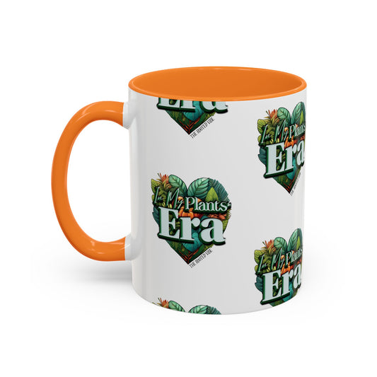 Colorful Plants Era Mug with Heart Design, Gift for Plant Lovers, Home Decor, Gardening Coffee Cup, Eco-Friendly Drinkware