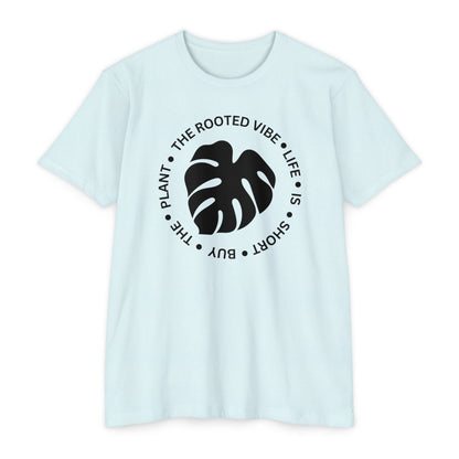 Rooted Vibe Unisex T-Shirt, Nature Lover Top, Plant Enthusiast Tee, Eco-Friendly Apparel, Gift for Gardeners, Summer Shirt