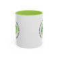 Accent Coffee Mug - Tropical Plant Lover Gift, Monstera Design Mug, Eco-Friendly Coffee Cup, Greenhouse Decor, Gardening Enthusiast