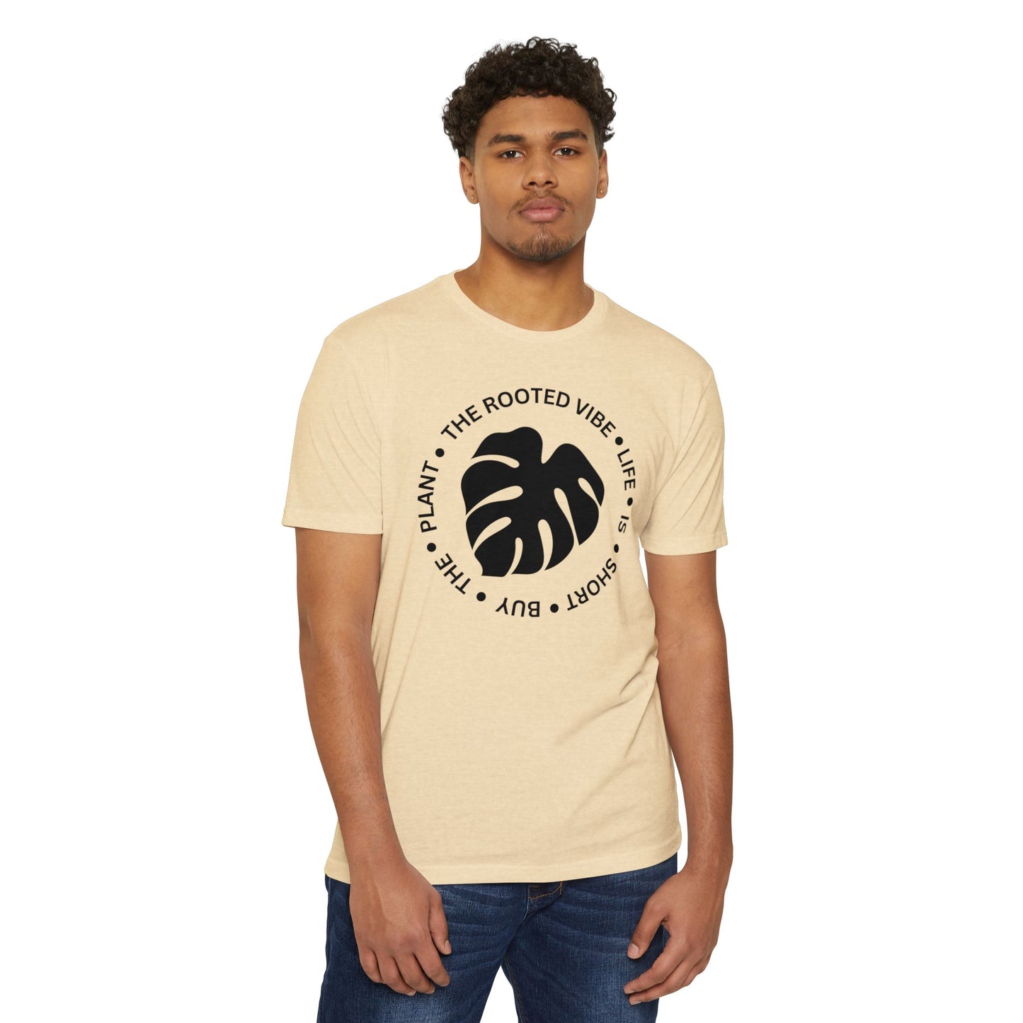 Rooted Vibe Unisex T-Shirt, Nature Lover Top, Plant Enthusiast Tee, Eco-Friendly Apparel, Gift for Gardeners, Summer Shirt