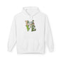 Love-Themed Fleece Hoodie, Cozy Gift for Couples, Valentine's Day Apparel, Cute Love Hoodie, Everyday Comfort Wear