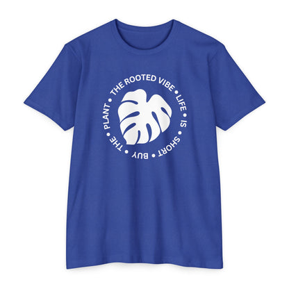 Unisex Plant Lover Tee, The Rooted Vibe Shirt, Nature Inspired T-shirt, Gift for Gardeners, Eco-conscious Apparel