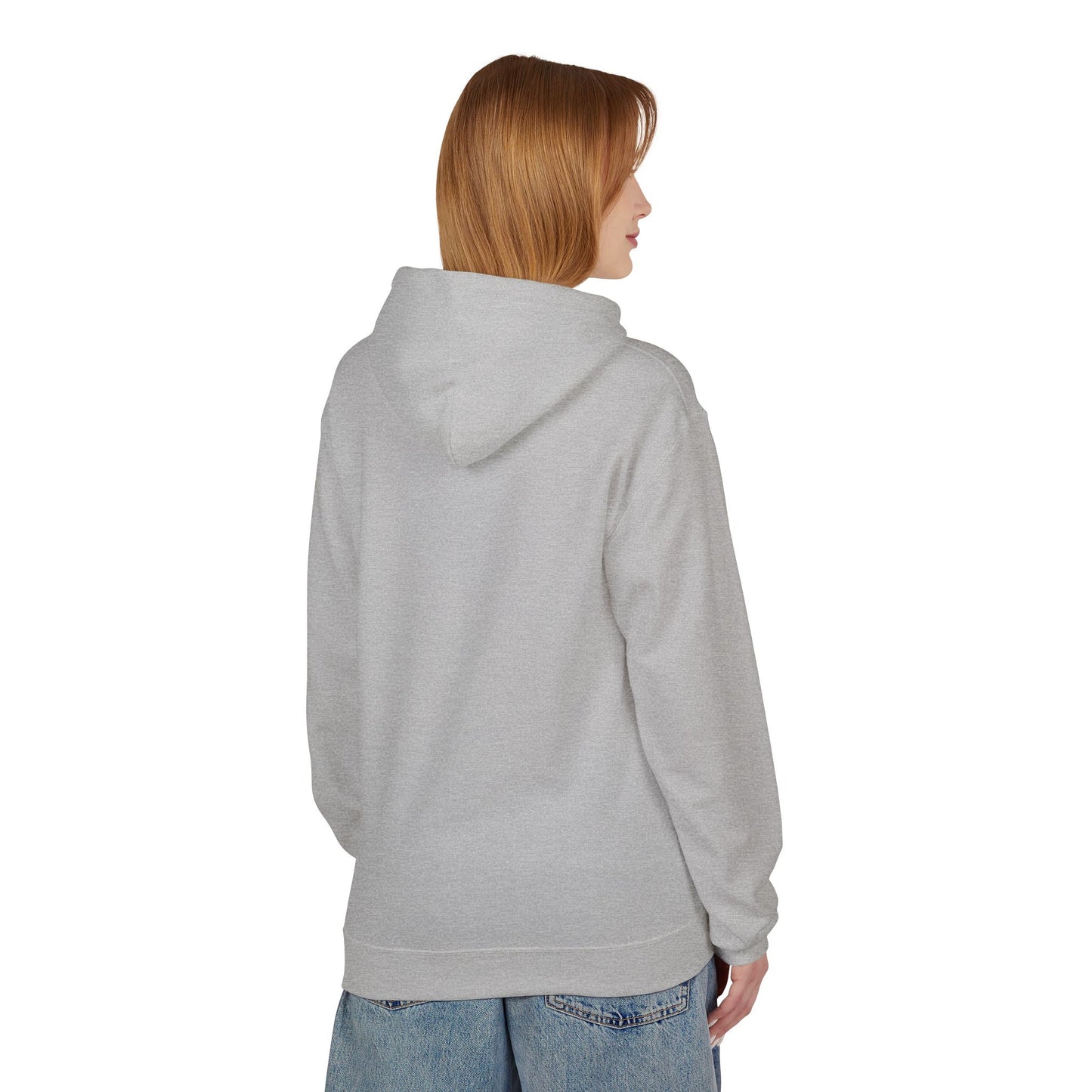 Love-Themed Fleece Hoodie, Cozy Gift for Couples, Valentine's Day Apparel, Cute Love Hoodie, Everyday Comfort Wear