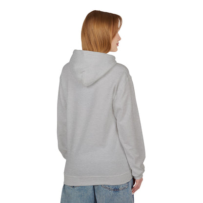 Love-Themed Fleece Hoodie, Cozy Gift for Couples, Valentine's Day Apparel, Cute Love Hoodie, Everyday Comfort Wear
