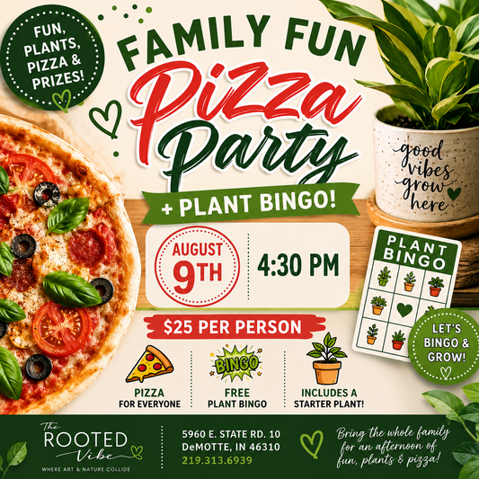 Family Fun Pizza & Plant Bingo
