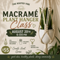 BOHO LIVING MACRAME PLANT HANGER CLASS