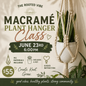 BOHO LIVING MACRAME PLANT HANGER CLASS
