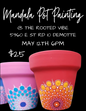 MANDALA DOT POT PAINTING